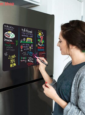 A5 Size Mini Magnetic Blackboard Chalkboard Sticker Drawing
