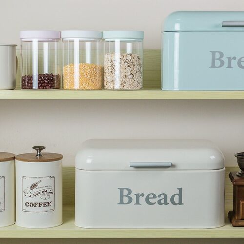 Flip bread box storage box of biscuits snacks bin storage