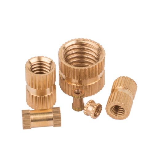330Pcs Female Thread Knurled Nuts M2 M3 M4 M5 Brass Threaded