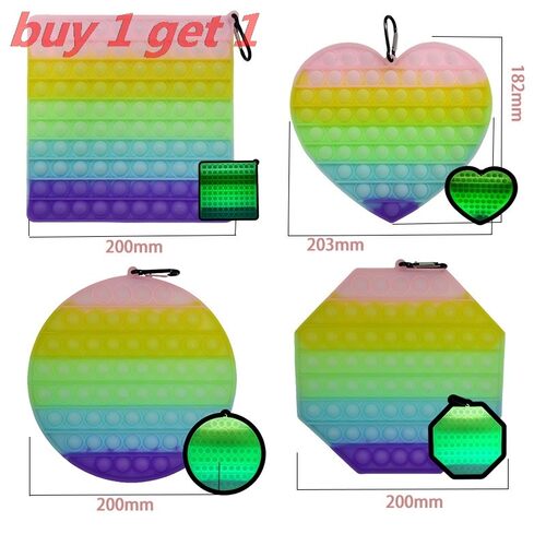 Big Size Push Pop Bubble Fidget Toys Autism Needs Squishy