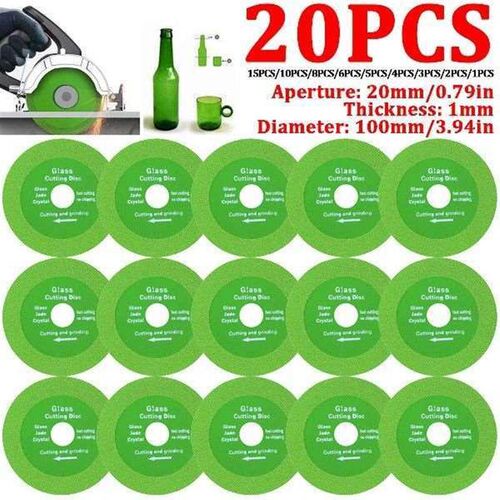 1-20PCS Glass Cutting Disc 100mm Diamond Disc Marble Saw