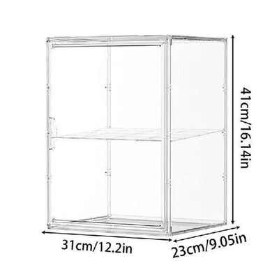 Toy Storage Box Double Layer Acrylic Figure Storage Bins