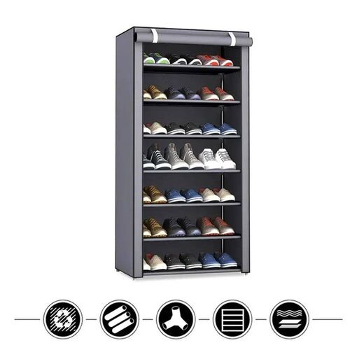 Multilayer Shoe Rack Organizer Nonwoven Fabric Hallway Entry