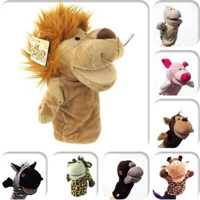 monkey hand puppet gloves children can perform ventriloquy m