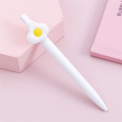 Korean Cute Ins Girlish Pressing Ballpoint Pen for Students