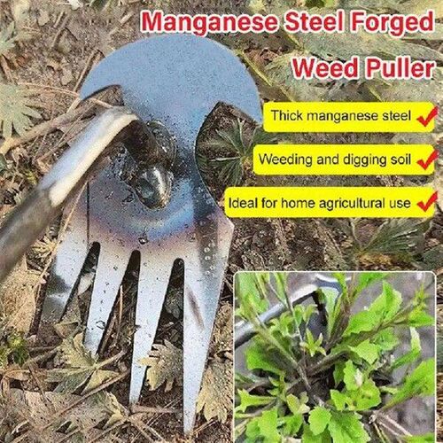 Garden Grass Weeder 4 Teeth Plants Grass Root Weeding Hand