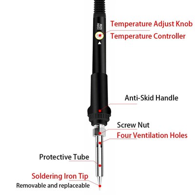 Mini Soldering Iron Adjustable Temperature Electric Solder I