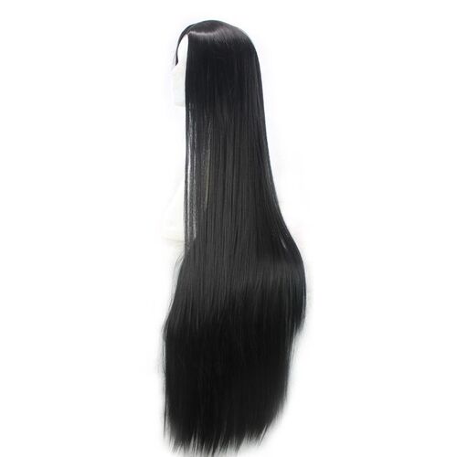 New African Black Mid-length Womens Chemical Fiber High Tem
