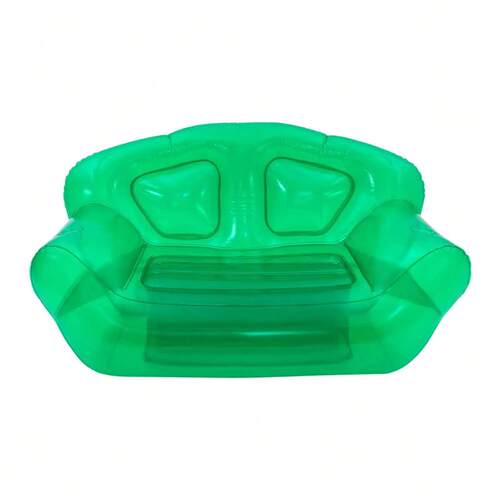 Inflatable Double Person Sofa Clear/Pink/Blue/Green Blow UP