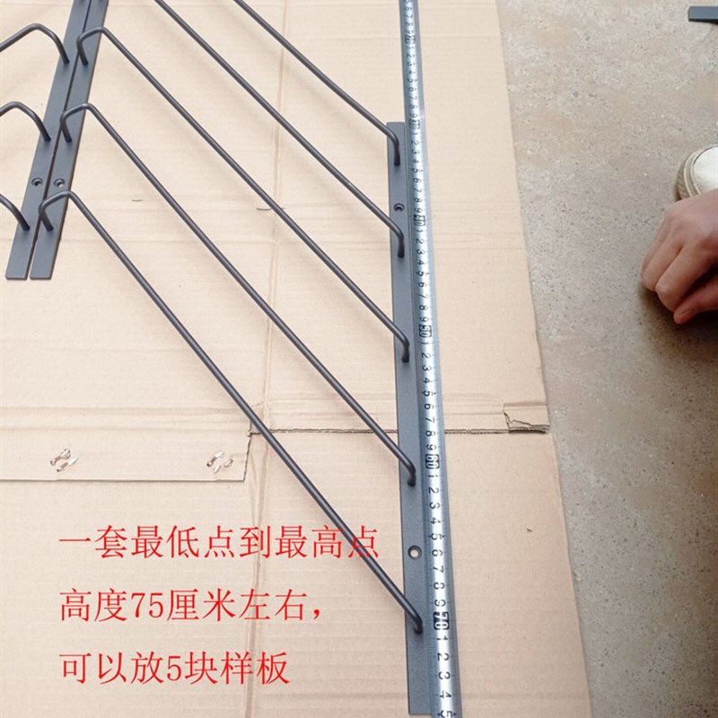 柜门样板色板钩展板钩架色卡展示架钩子连体式焊接层板托黑色磨砂,基础建材,层板拖,淘宝优惠券,粉丝福利购,淘宝优惠卷