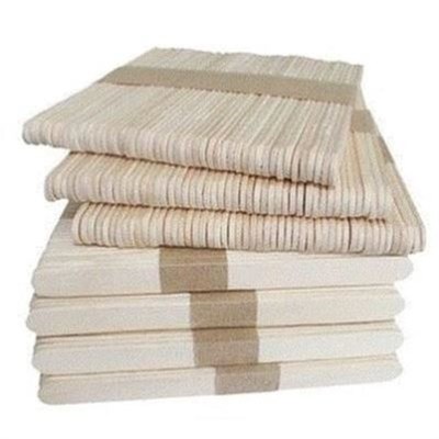 50 wooden lollipop popsicle sticks party kids crafts ice cr