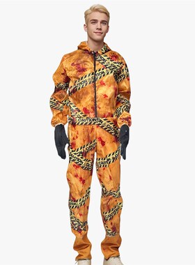 万圣节生化危机变异感染者亲子服装cos防毒面具核辐射恐怖丧尸服