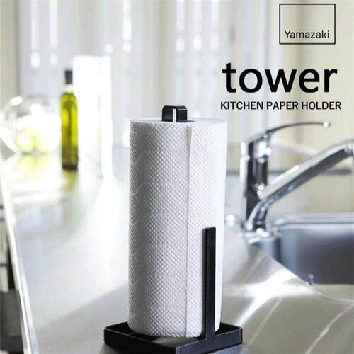 Metal Kitchen Roll Paper Towel Holder Bathroom Tissue Stand