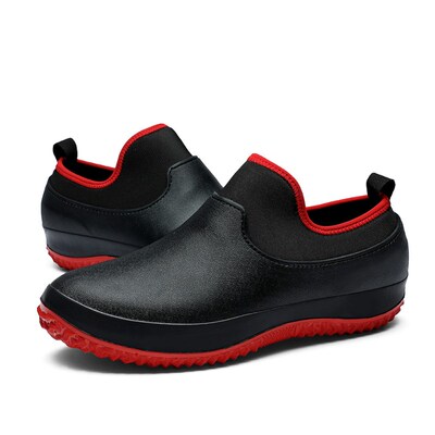 Men Work Chef Shoes Large Size Non-Slip Casual Loafers Water