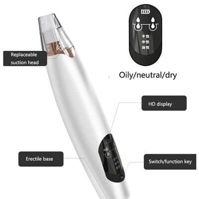 Blackhead Remover Vacuum Acne Pimple Black Spot Suction Elec