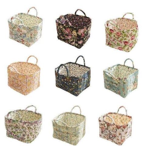 Versatile Handmade Polyester Storage Baskets for Decoration