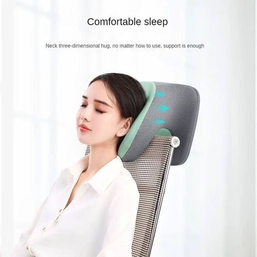 Memory Foam Nap Pillow For Travel Headrest Neck Support Cush