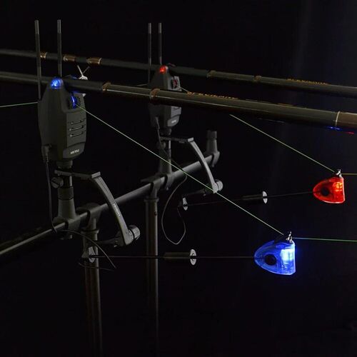 Hirisi 1+4 Carp Fishing Alarm Set Sounds and LED Alarming