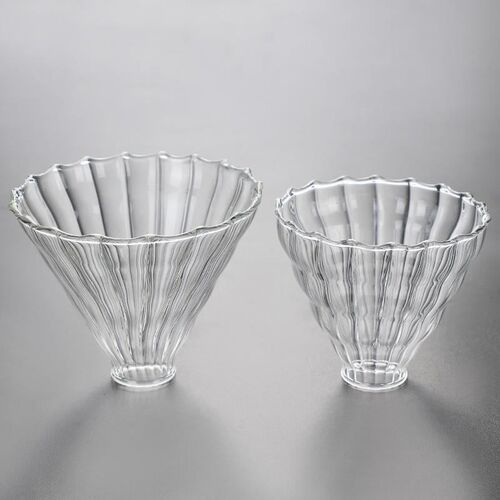 Heat-resistant glass cloud coffee maker Coffee filter cup