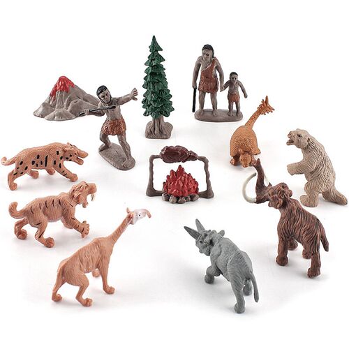 12pcs Realistic Animal Figurines Simulated Poultry Action Fi