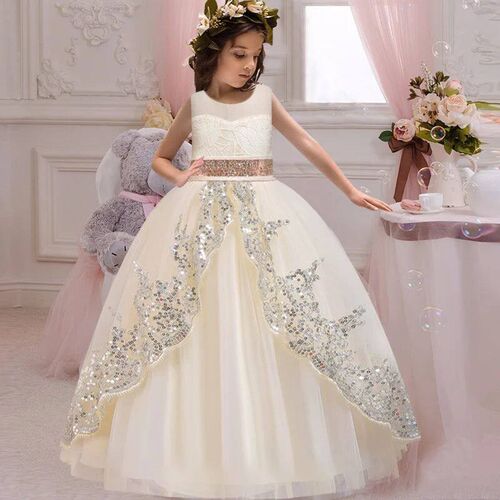 New Style Girl Wedding Dress Flower Bridesmaid Banquet Segme