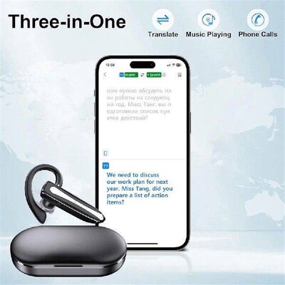 AI 144 Languages Translation Earbuds Waterproof Wireless