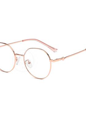 。tendy metal spectacle frame personality curved mirror leg