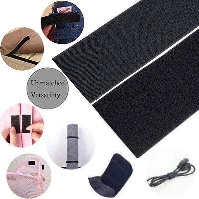 1pc 6m Nylon Sticky Patch - Ideal For Shoes, Laces And