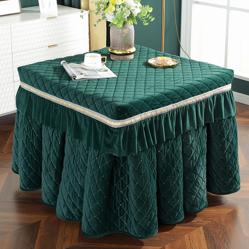 正方形烤火桌子罩冬季加厚加绒电烤炉桌子取暖桌电暖炉罩,居家布艺,烤火罩,淘宝优惠券,粉丝福利购,淘宝优惠卷