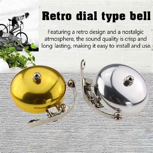 Bicycle Retro Bell Leisure Bicycle Dial Bell Aluminum