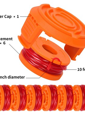 5/10Pcs Trimmer Spool Line Spool ver Cap Set For Worx WA0010