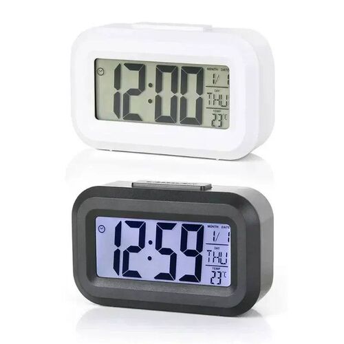 Led Digital Alarm Clock Backlight Data Times Calendar Deskto