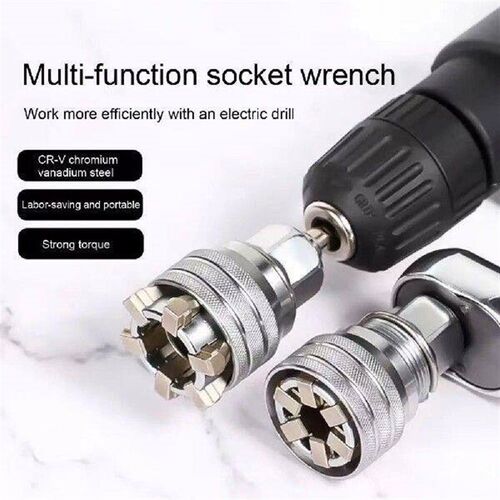 Metal Socket Wrench Heavy Duty Multi-function Universal