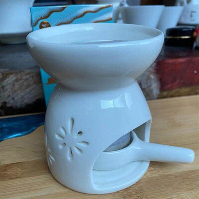 small size Ceramic Aroma Smoker Indoor Candle Aroma Light