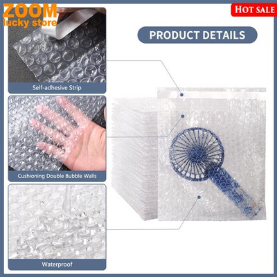 100pcs Bubble bags Thickened bubble wrap Cushioning bag