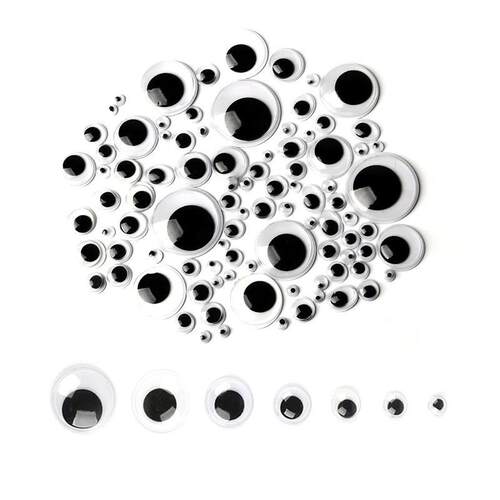 100pcs/200/550pcs Selfadhesive Googly Wiggle Eyes for DIY S