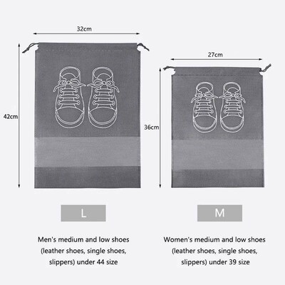 10/5pcs Shoes Storage Bags Closet Organizer Non-woven Travel