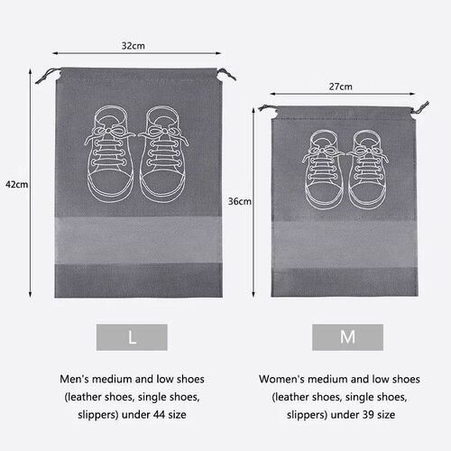 10/5pcs Shoes Storage Bags Closet Organizer Non-woven Travel