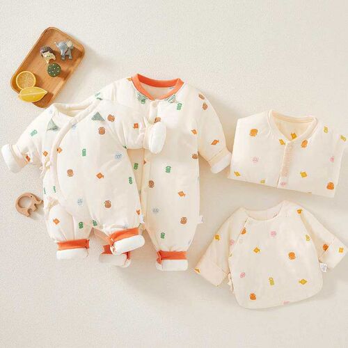 Childrens Clothing Baby Clothes Winter Thickened Cotton Gir