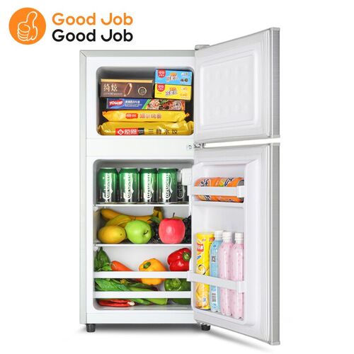 small refrigerator  food beverage cooler fridge 2 door