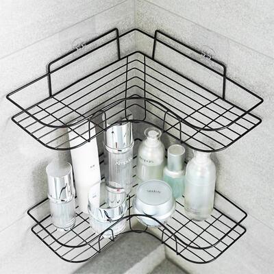 Bathroom storage rack, toilet and washroom no-drill wall-mou