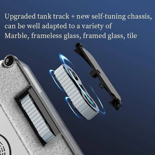 2025 Window Cleaner Robot Wet Cleaning 5600Pa Auto Spray Wat
