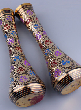 巴基斯坦花瓶现代时尚工艺礼品摆件艺术古典仿古寸细颈铜花瓶