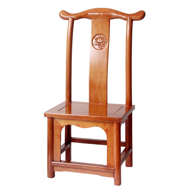 中式红木靠背小方凳家用茶几小官帽椅实木花梨木鸡翅木矮椅子,住宅家具,红木椅凳,淘宝优惠券,粉丝福利购,淘宝优惠卷