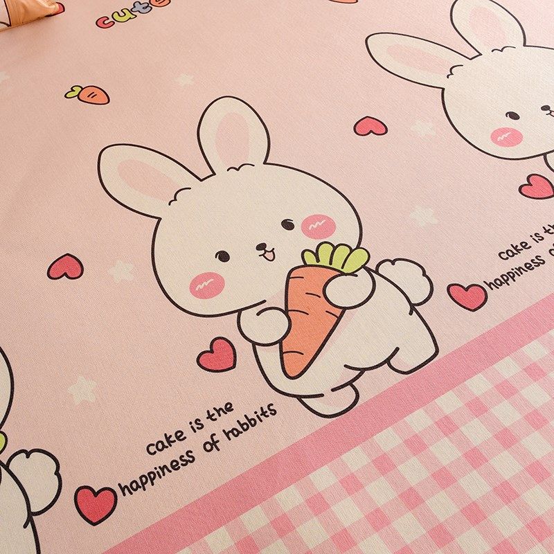 夏季凉席冰丝席空调席子三件学生宿舍单人席子卡通可折叠软席,床上用品,冰丝席,淘宝优惠券,粉丝福利购,淘宝优惠卷