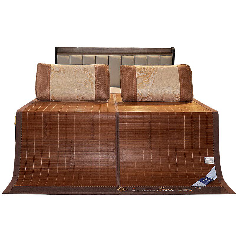 凉席1.8米2米床家用竹席1.5米1.2m0.9面折叠单人宿舍冰丝草席子