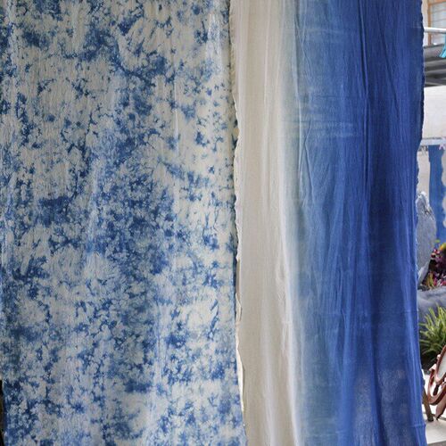 3BSA Dali Handmade Tiedye Cotton Fabric BB Tablecloth Plant