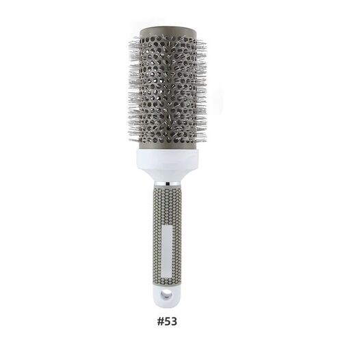 Round Rolling Hair Brush Comb Boar Bristle Wet Curly Straigh
