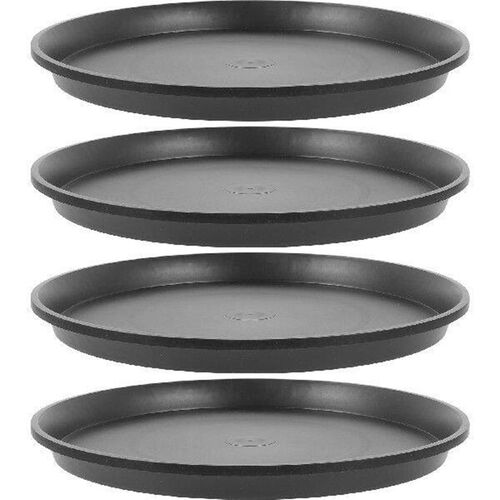 4 Pcs Plant Large Saucer Saucers for Outdoors Round Shaped