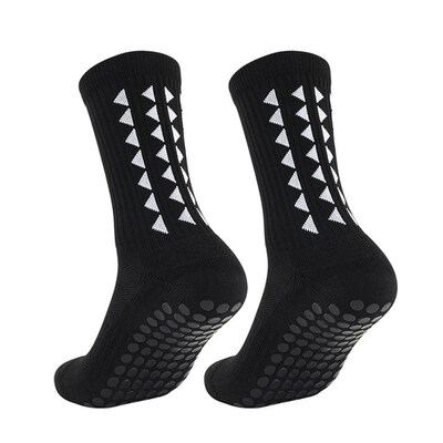 6Pairs men women football grip socks towel bottom sport sock